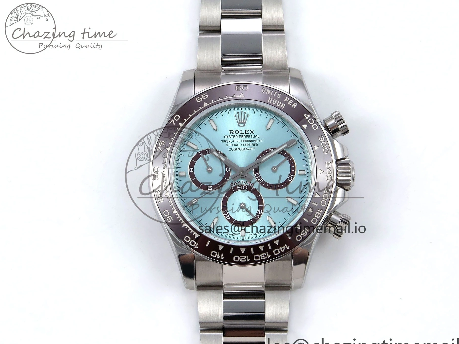 MiroTime 0303 Daytona 126506 QF 1:1 Best Edition Ice Blue Dial Lume Marker on SS YG Braclet SH4131 V TopPick 1272